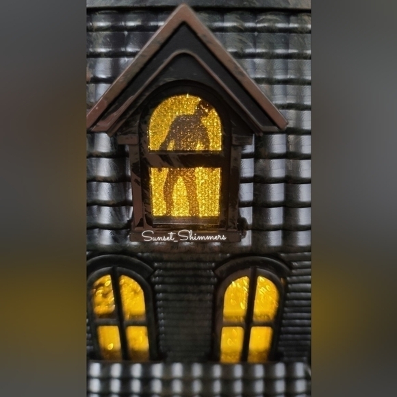 Animated Haunted House Mansion Color Changing LED Lights Sound Halloween Ghosts - Picture 8 of 12